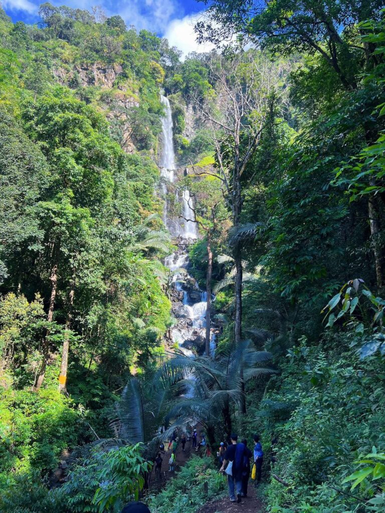 highland air of the Bolaven Plateau by motorbike,