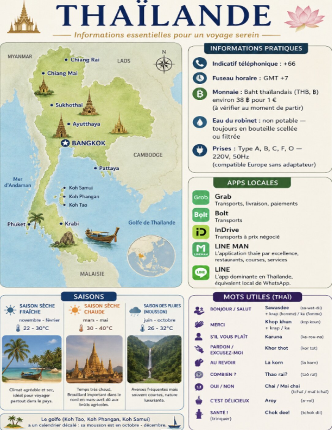 carte thailande complete legere